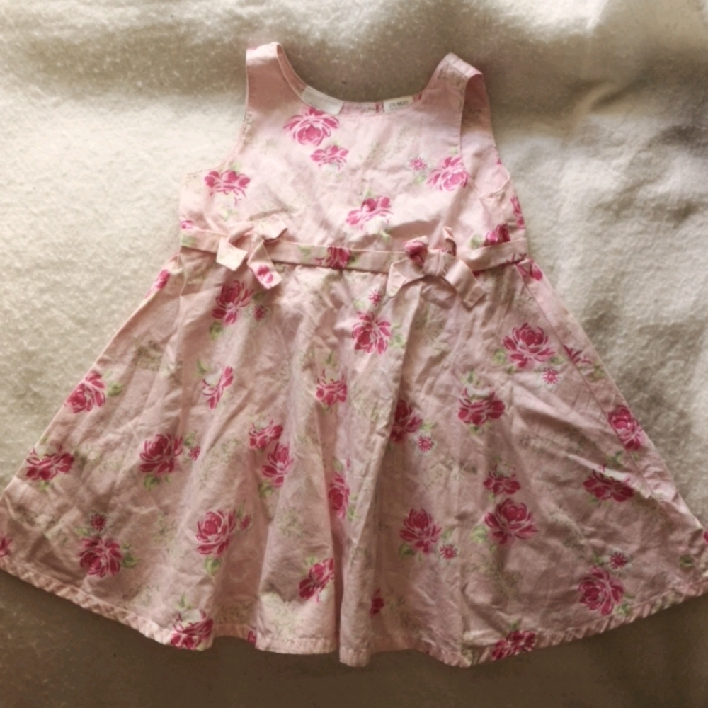 Flowers pink dress
